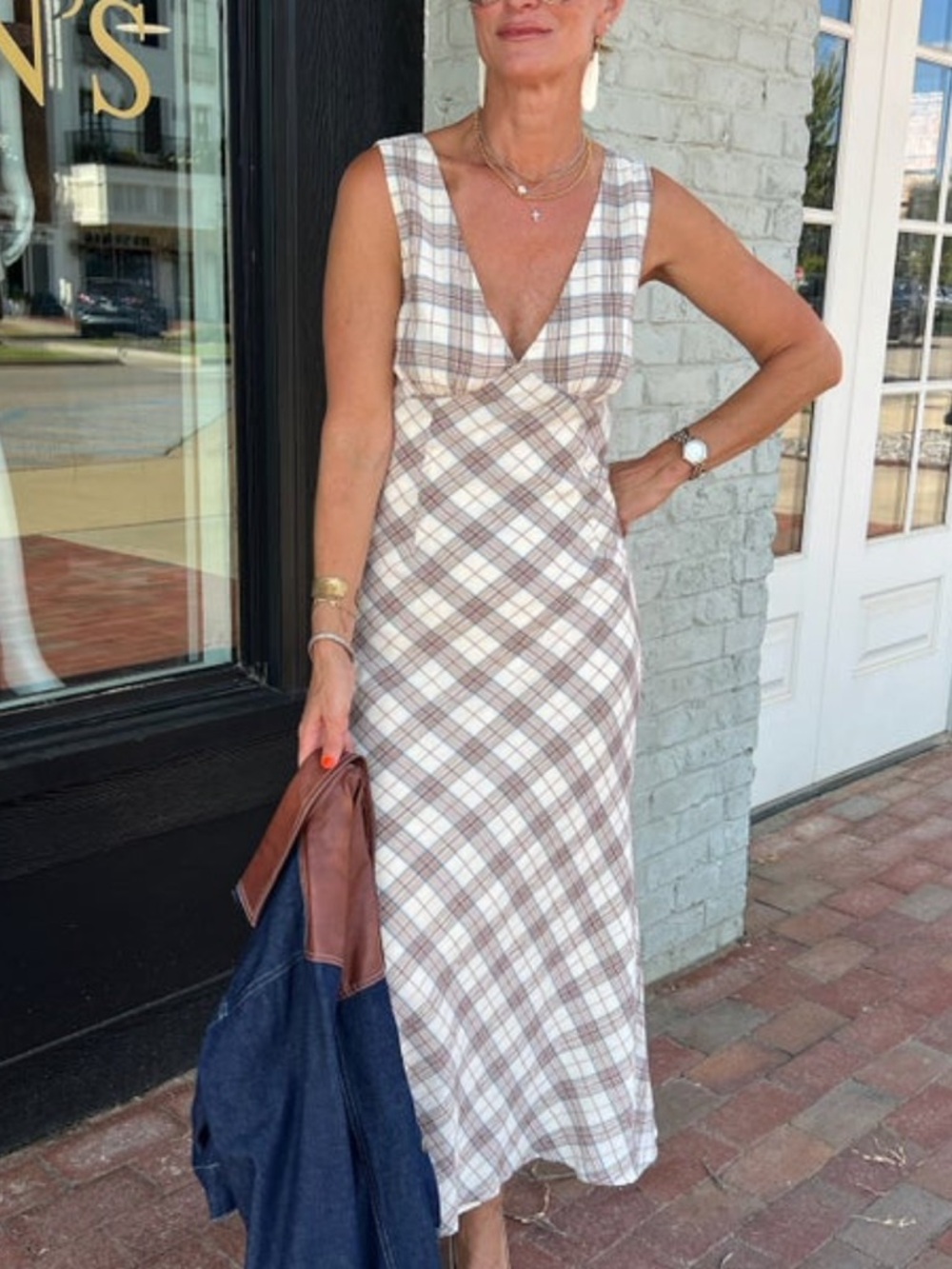 NEEDii | The Penny Patchwork Plaid Dress